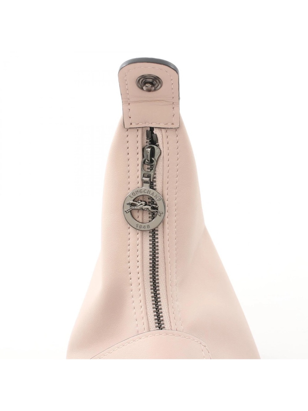 Longchamp Le Pilage Extra XS Round Top Handle in Blush/ Beige - Picture 4 of 12